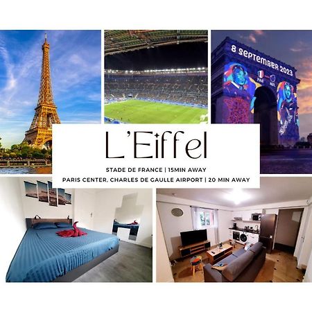 L'Eiffel - Self Checking, 20Min From Paris Appartement Drancy Buitenkant foto